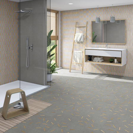 CARRELAGE ARCANA CERAMICA KOMI 20X20 ASPECT DECO BOIS