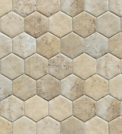 CARRELAGE CIR CERAMICHE BOSTON BRICK 10X20CM ET HEXAGONE BRIQUE