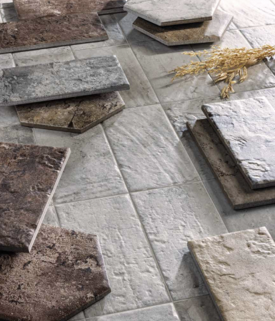 CARRELAGE CIR CERAMICHE BOSTON BRICK 10X20CM ET HEXAGONE BRIQUE
