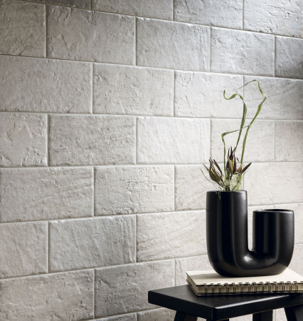 CARRELAGE CIR CERAMICHE BOSTON BRICK 10X20CM ET HEXAGONE BRIQUE