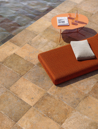 CARRELAGE CIR CERAMICHE COTTO DEL CAMPIANO 20X20CM 40X40CM ASPECT TERRES CUITS