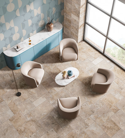 CARRELAGE CIR CERAMICHE HERITAGE ASPECT PIERRE