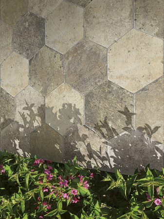 CARRELAGE CIR CERAMICHE NEW YORK 10x20CM ET HEXAGONE BRIQUE  