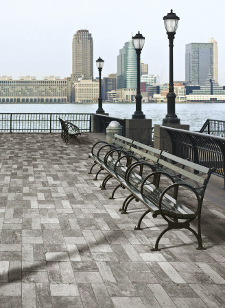 CARRELAGE CIR CERAMICHE NEW YORK 10x20CM ET HEXAGONE BRIQUE  