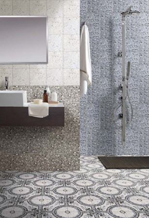 CARRELAGE CIR CERAMICHE VENEZIA 20X20CM 60X60 CM 60X120CM ASPECT TERRAZZO