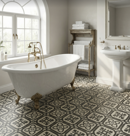 ELIOS CERAMICA D_ESIGN EVO ASPECT NOIR & BLANC CARREAUX CIMENTS