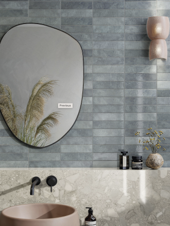 CARRELAGE ELIOS CERAMICA GOLDEN HOUR 4,8X20CM ASPECT PAVE