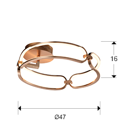 Plafonnier LED Colette