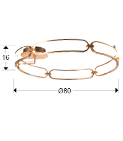 Plafonnier LED Colette