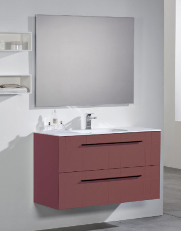 Meuble O'Design ALINA 900/1100/1200/1400 avec le miroir ronde