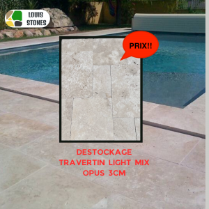 TRAVERTIN CLASSIC MIX TUMBLED FRENCH SET