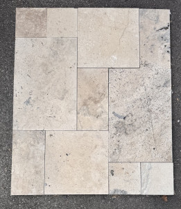 TRAVERTIN CLASSIC MIX TUMBLED FRENCH SET