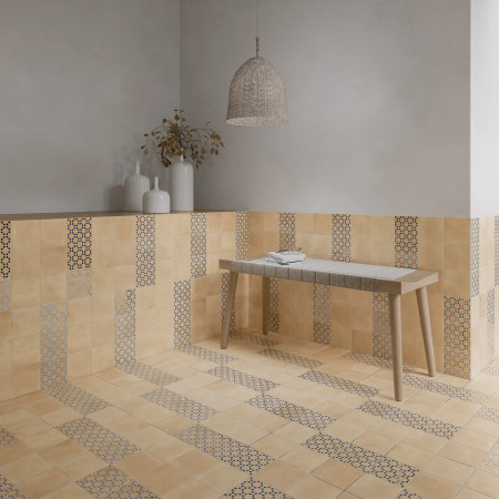 CARRELAGE WOW BEJMAT 15x15cm DECOR ASPECT TERRES CUITES ET ZELLIGES