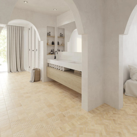 CARRELAGE WOW BEJMAT 15x15cm DECOR ASPECT TERRES CUITES ET ZELLIGES