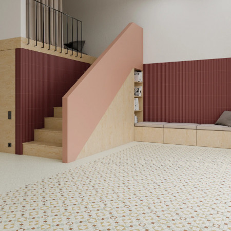 CARRELAGE WOW TESSERAE 28X28CM ASPECT MOSAIQUE