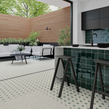 CARRELAGE WOW TESSERAE 28X28CM ASPECT MOSAIQUE