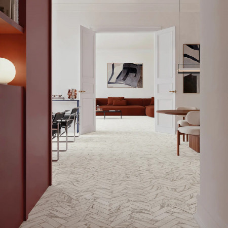 CARRELAGE WOW VESTIGE ASPECT MARBRE 5,5X22 ET 11X11 CM